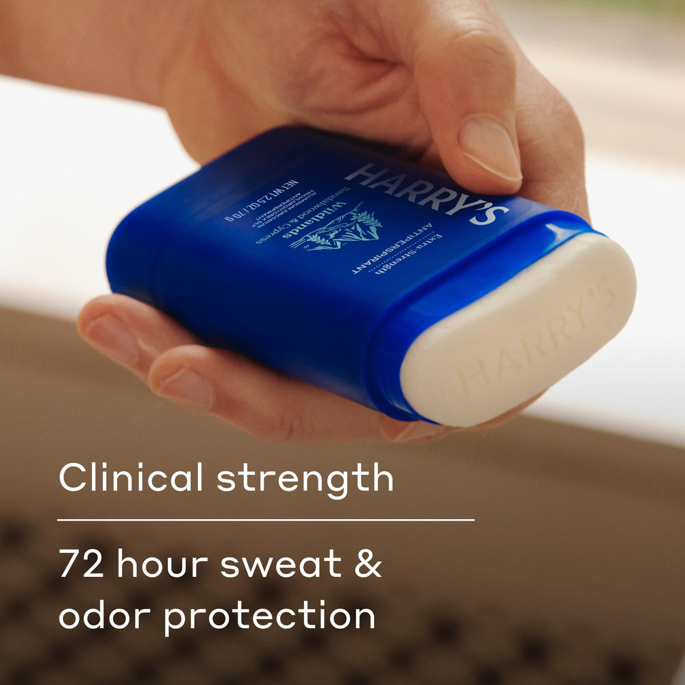 Harry's Wildlands bisabolol calms skin during application.