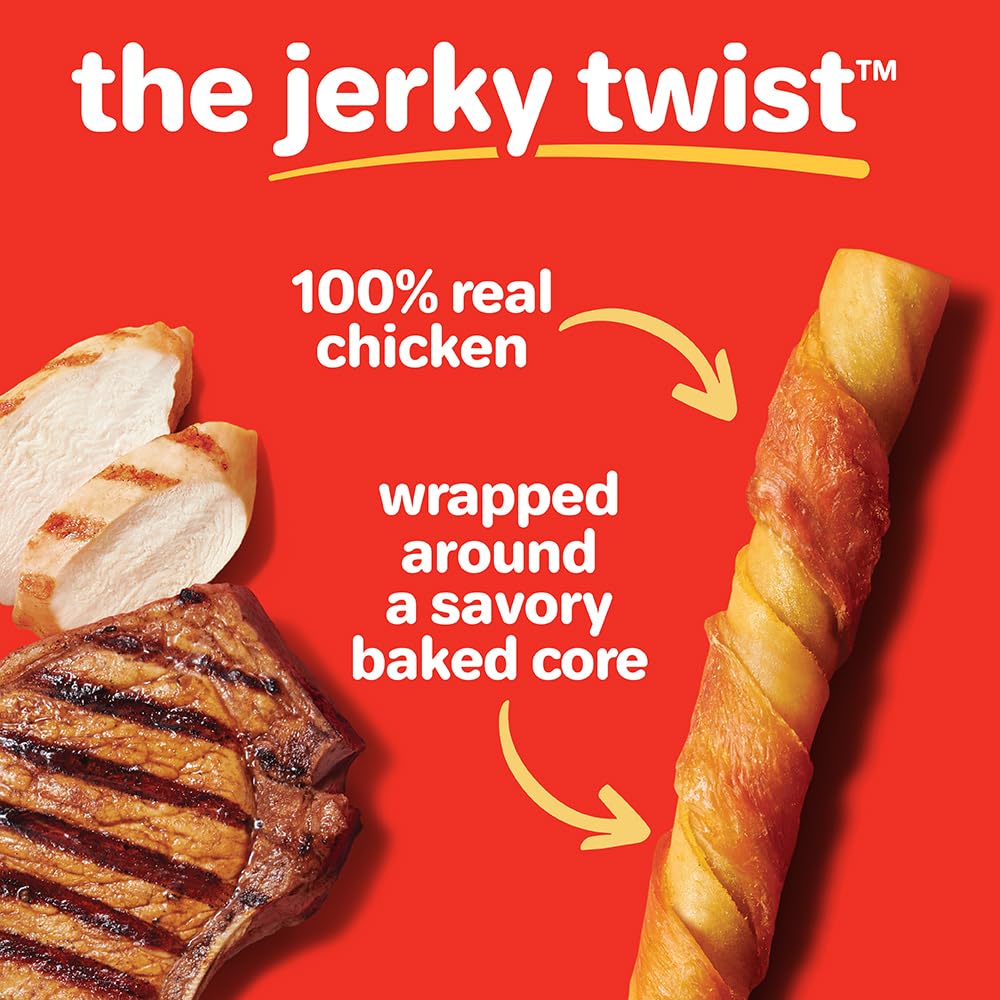 Hartz Oinkies porkalicious pigskin wrapped chicken breast layer detail for dogs