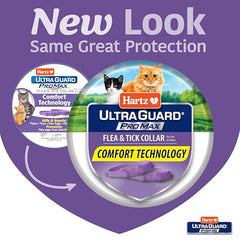 Hartz UltraGuard ProMax cat collar side view highlighting comfort