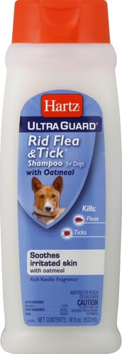 Hartz UltraGuard Rid Dog Shampoo foamy lather during bath time