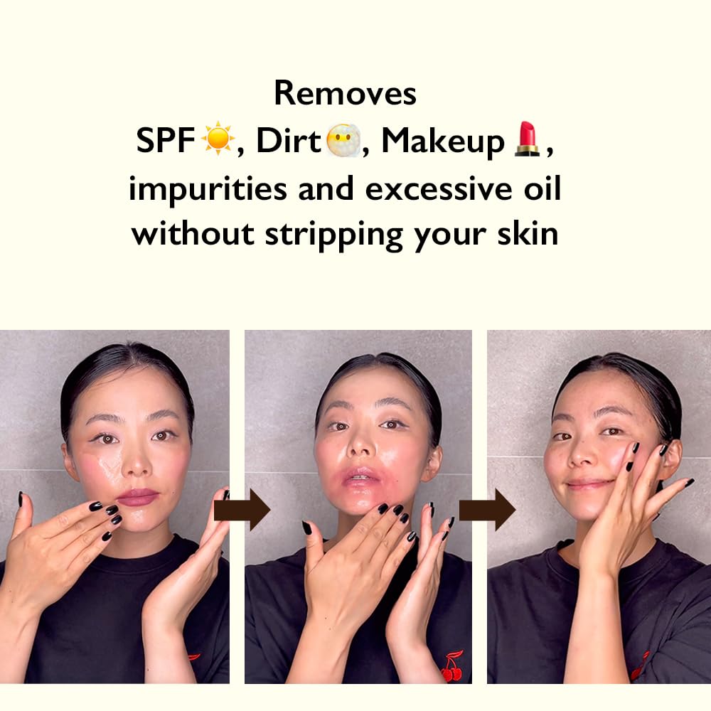 HARUHARU Wonder Black Rice Cleansing Oil targets pores without clogging for balanced skin