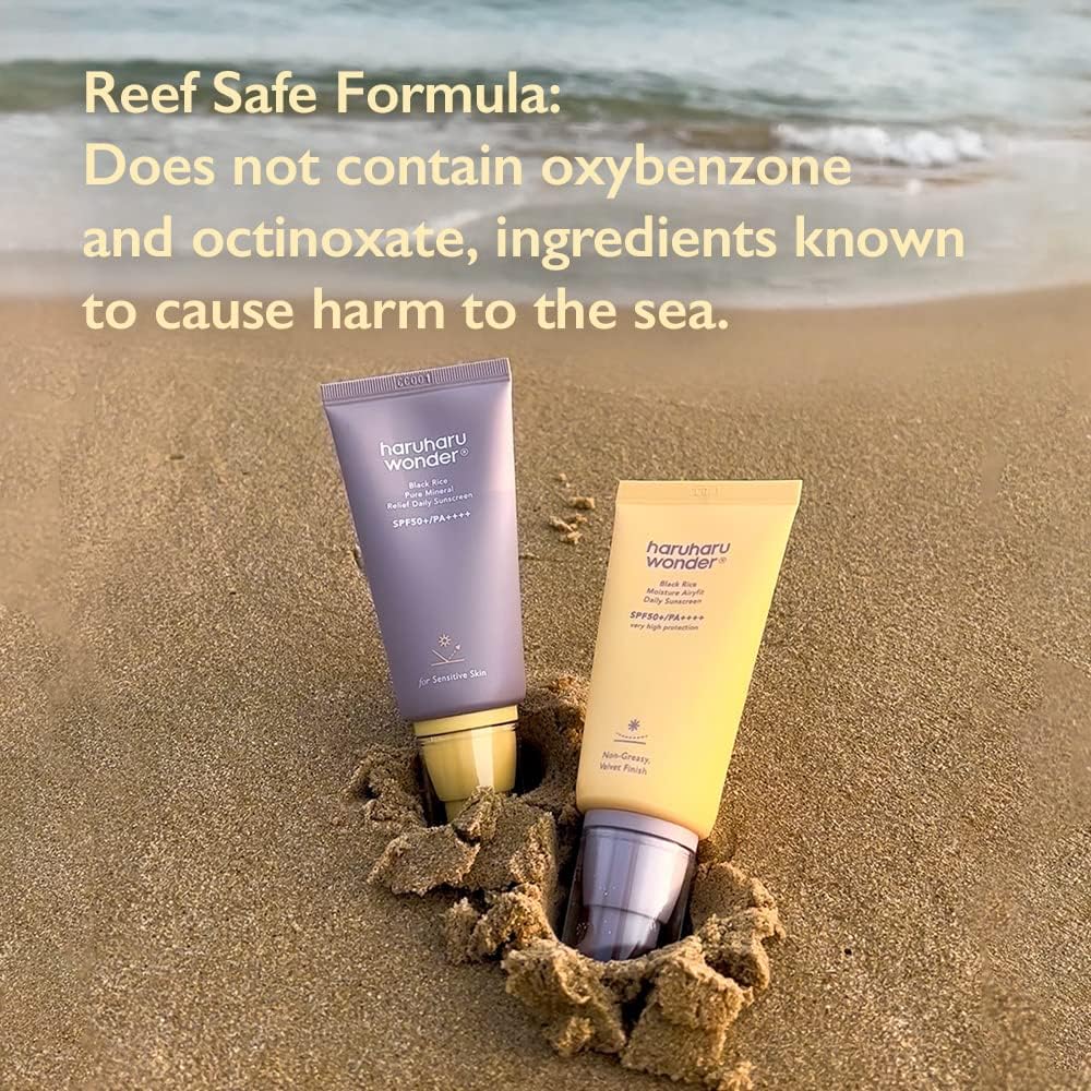 reef-safe formula free from oxybenzone and octinoxate