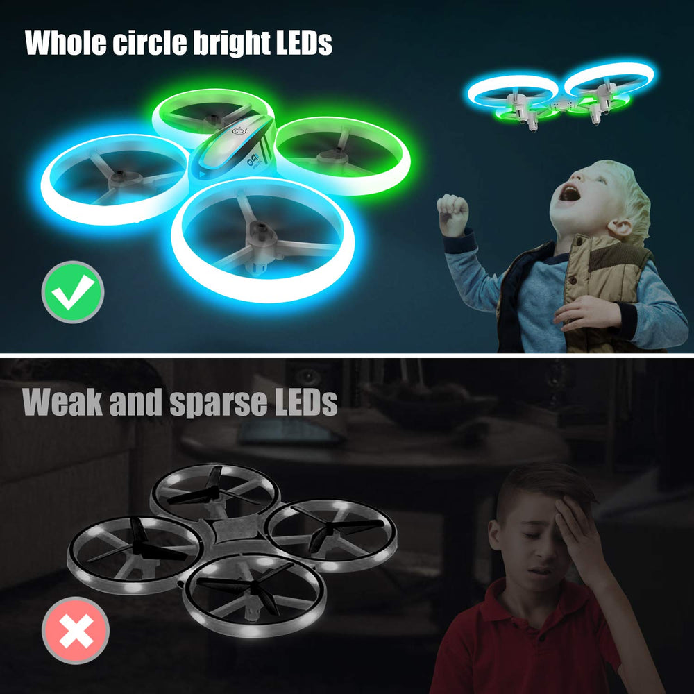 HASAKEE Q9s drone 360-degree flips and auto-rotation add tricks.