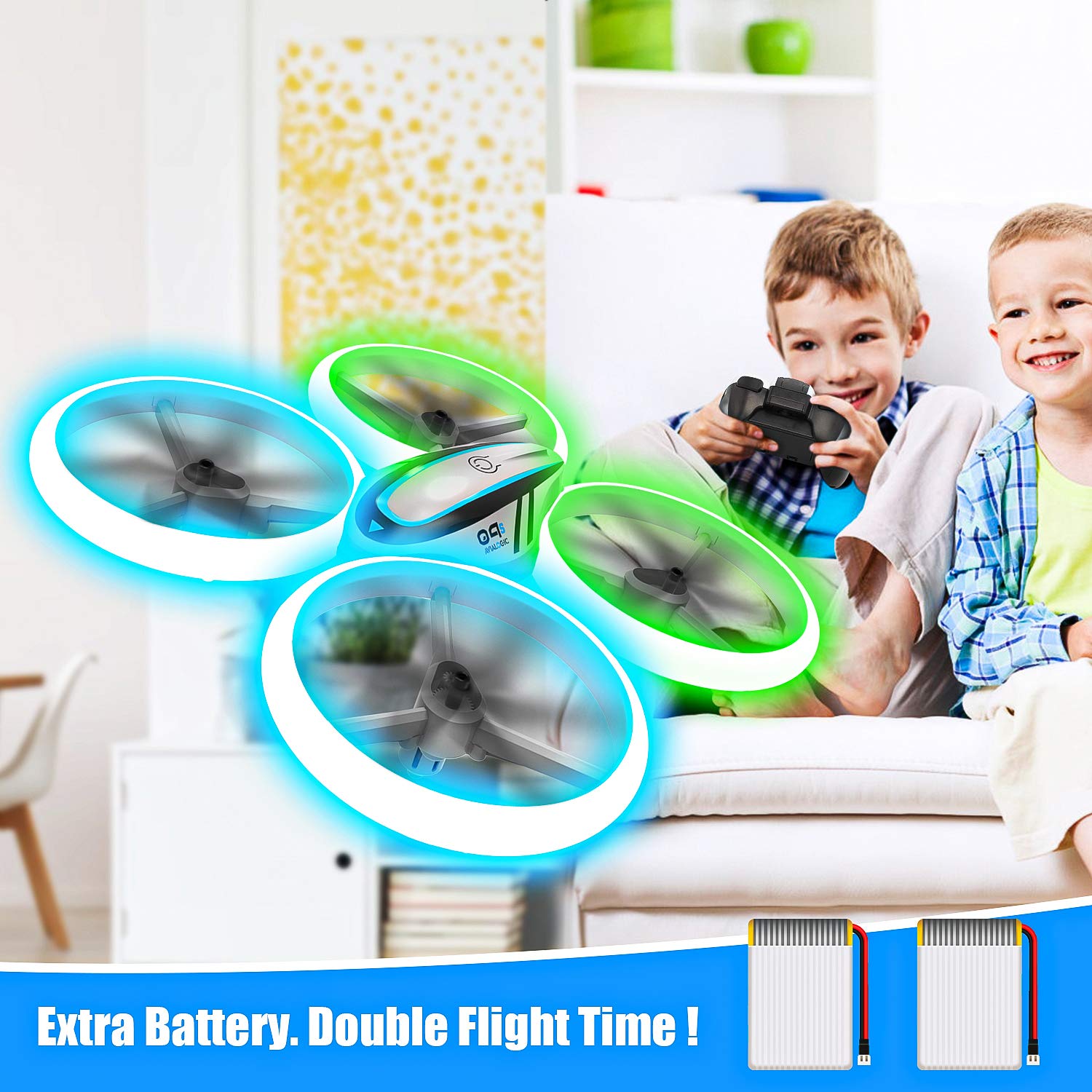 HASAKEE Q9s drone headless mode simplifies orientation during flights.