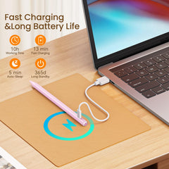 Hastraith Stylus Pen charges in 13 minutes for quick reuse