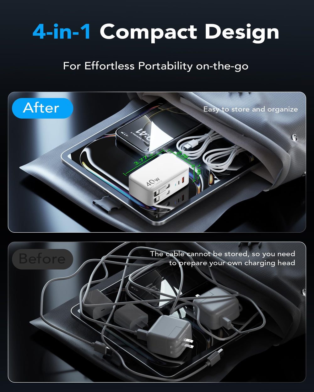 HATALKIN foldable wall plug design for compact travel storage.