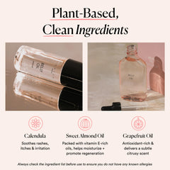 HATCH Belly Oil fragrance-free formula suitable for sensitive skin.