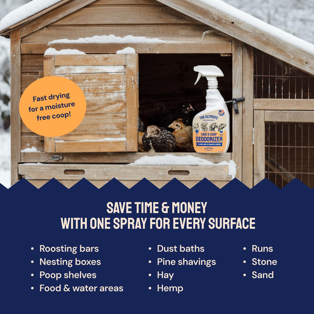 Hatortempt coop deodorizer bulk 1 gallon for larger flocks and value.