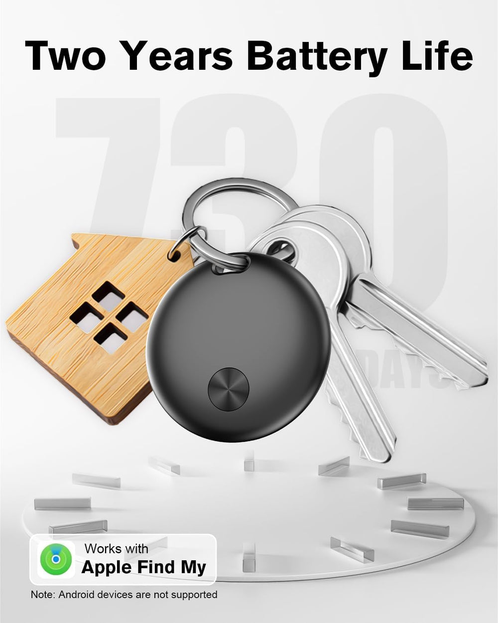 Hauibela weTag mini compact design fits discreetly on everyday items