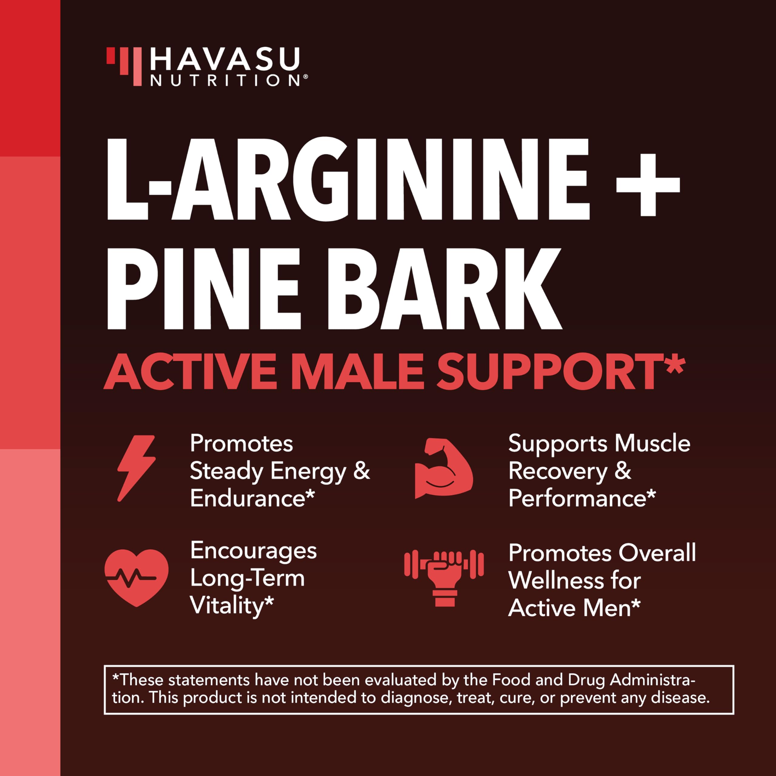 Havasu Nutrition front-label bottle highlighting endurance and recovery benefits.