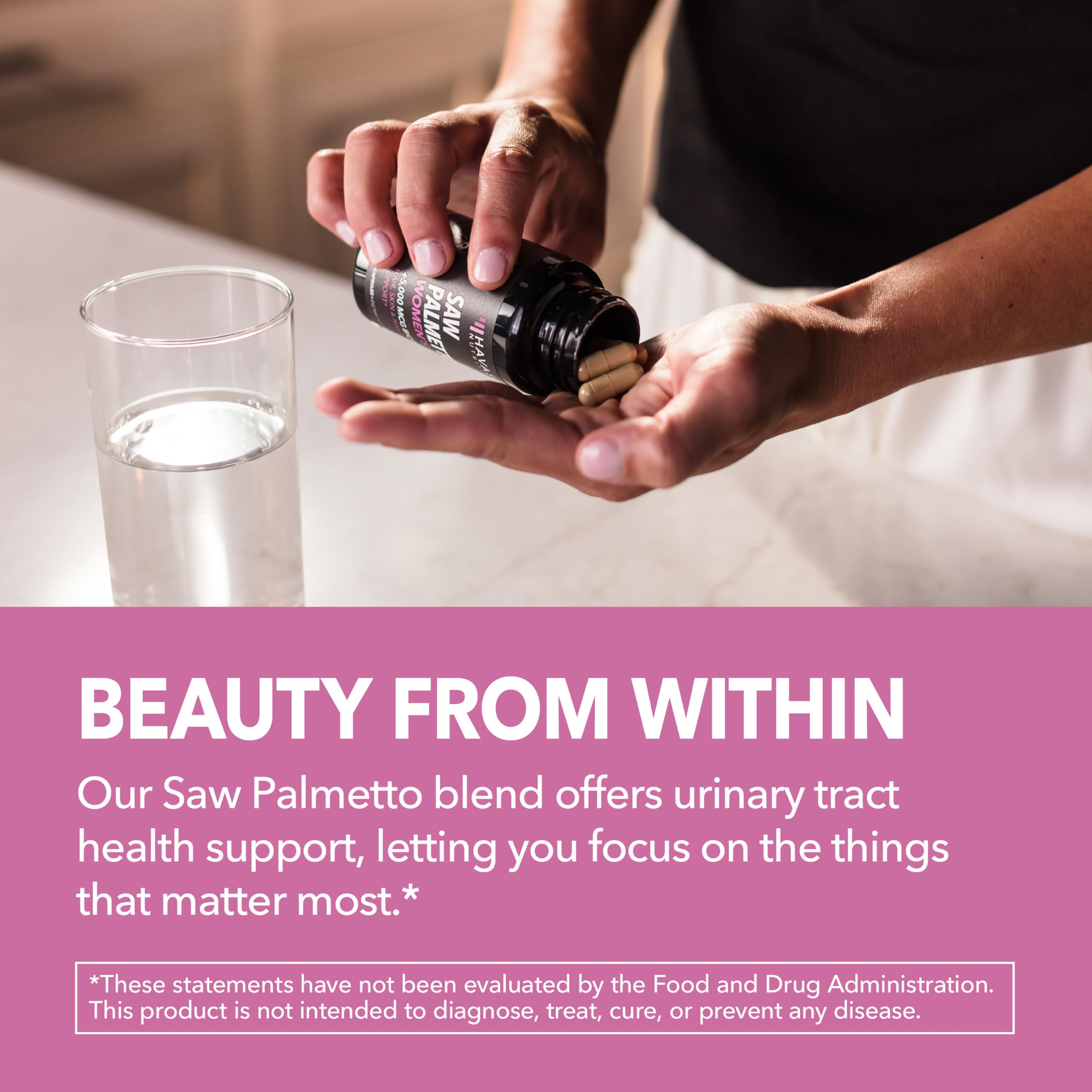HAVASU NUTRITION bottle with two-month supply text.
