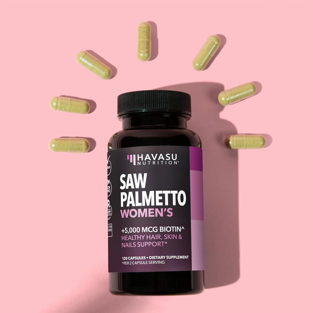 HAVASU NUTRITION vegan capsules on a clean white background.
