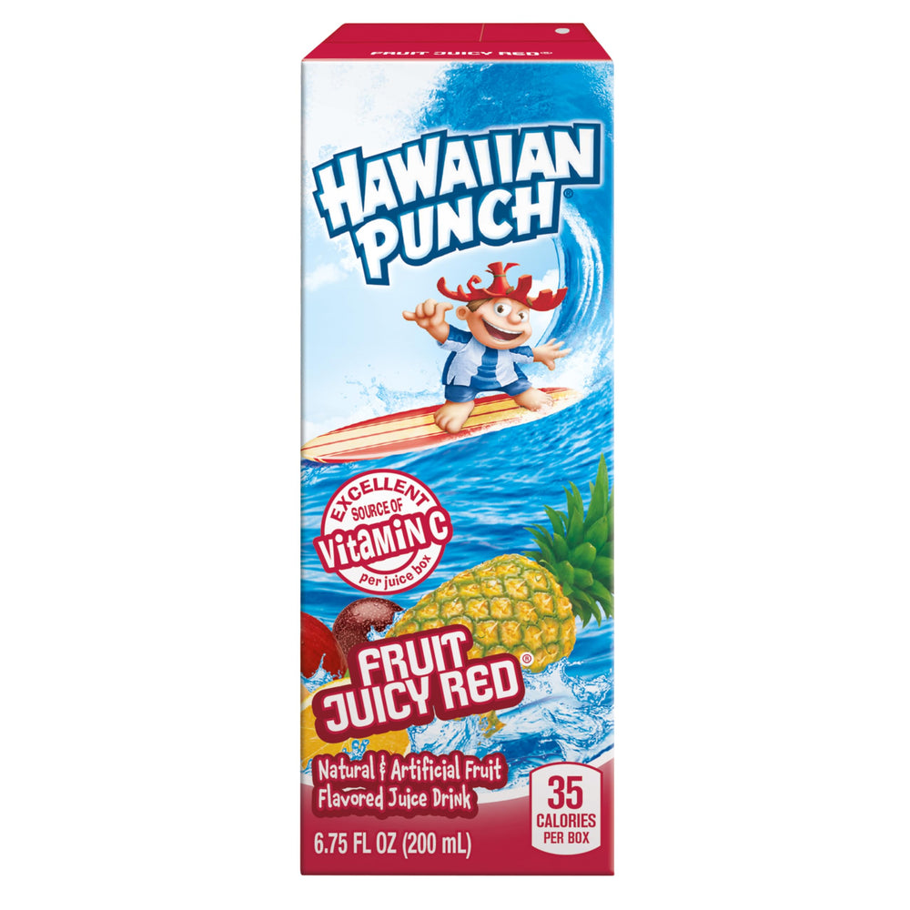 Hawaiian Punch Berry Blue Typhoon pack offering caffeine-free refreshment.