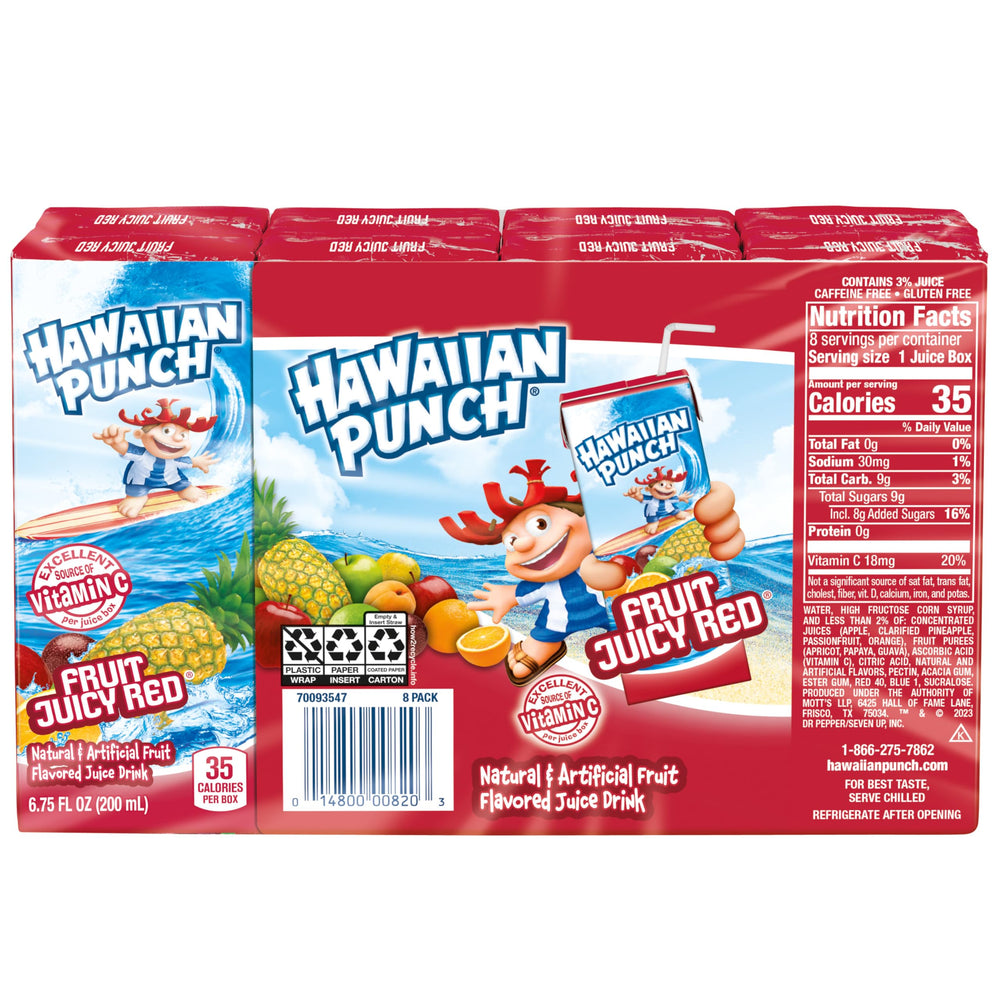 Hawaiian Punch Cowabunga Grape bottle convenient kid-friendly choice.