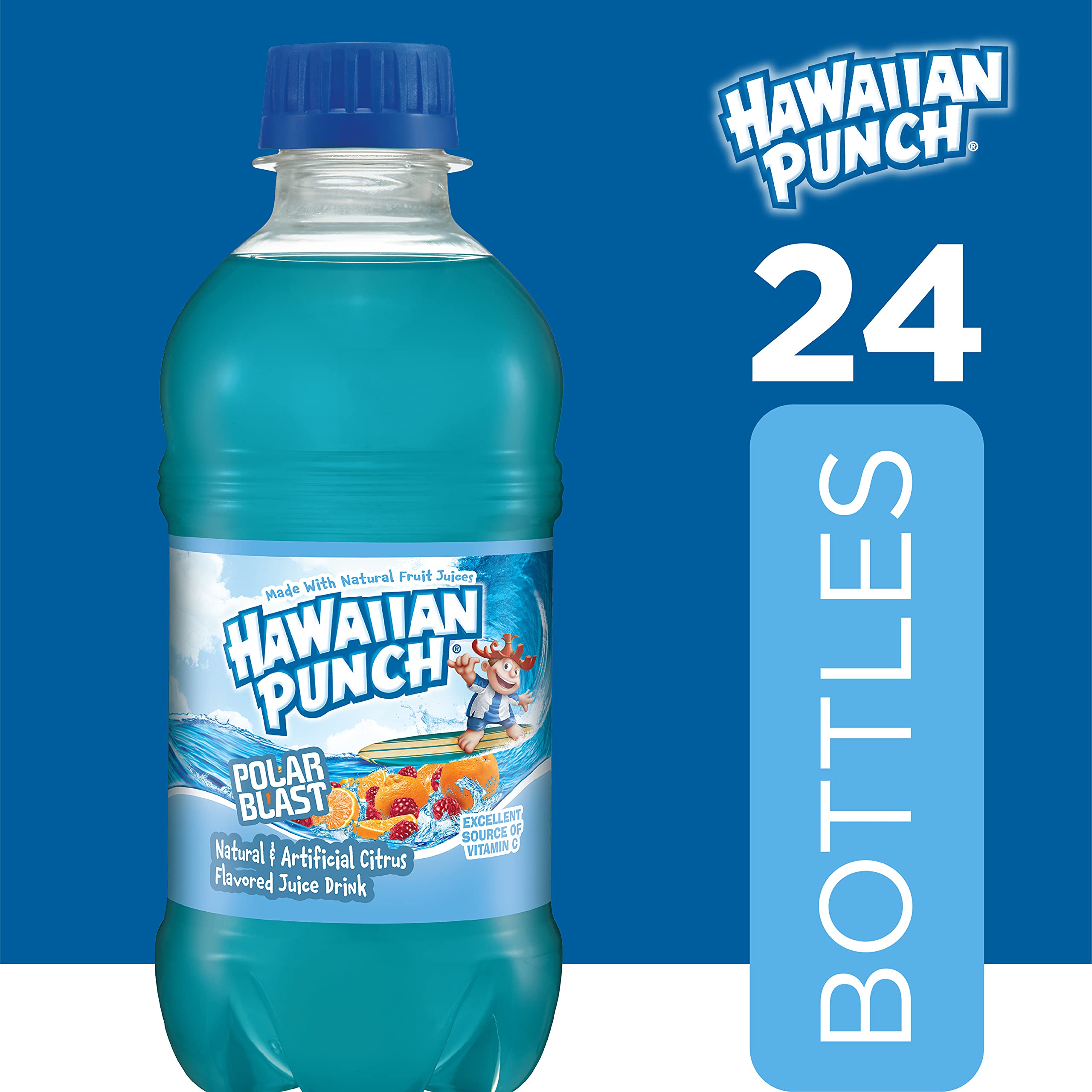 Hawaiian Punch Polar Blast 6-pack display ideal for family picnics