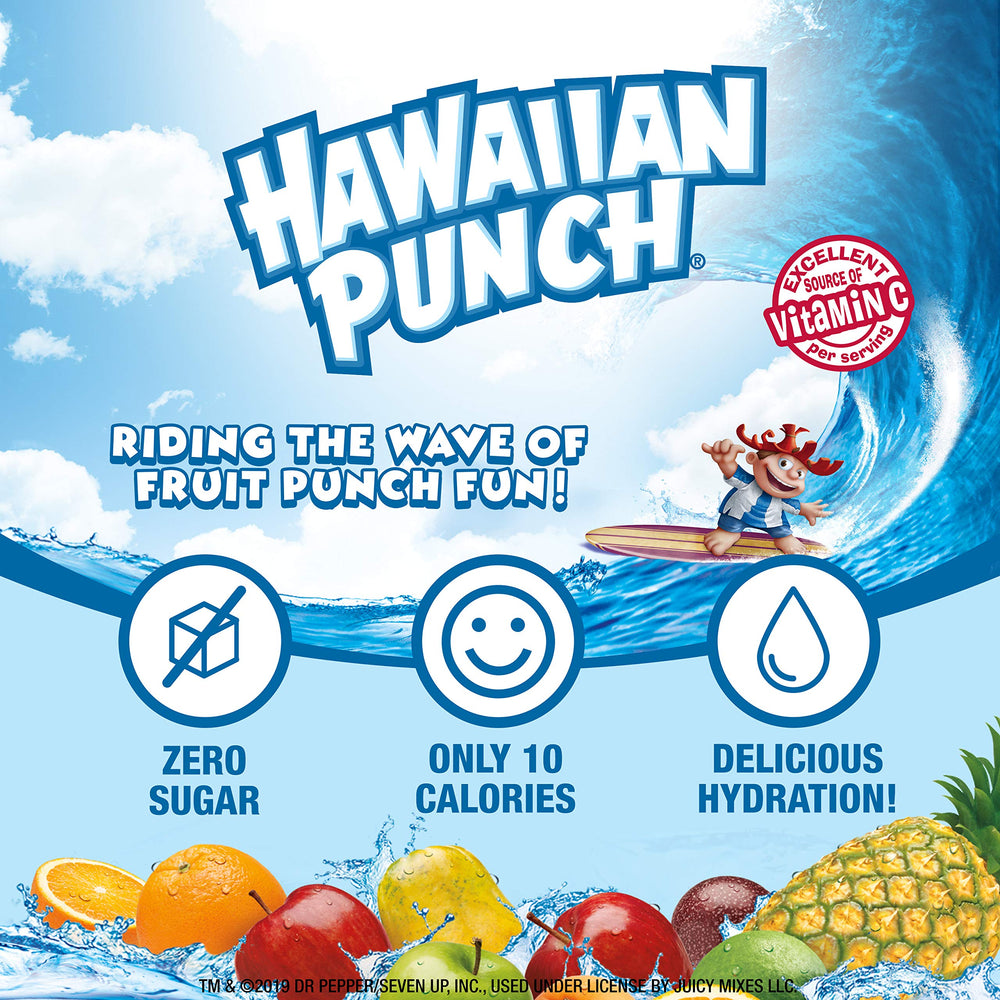 Hawaiian Punch Wild Purple Smash drink close-up ready to sip