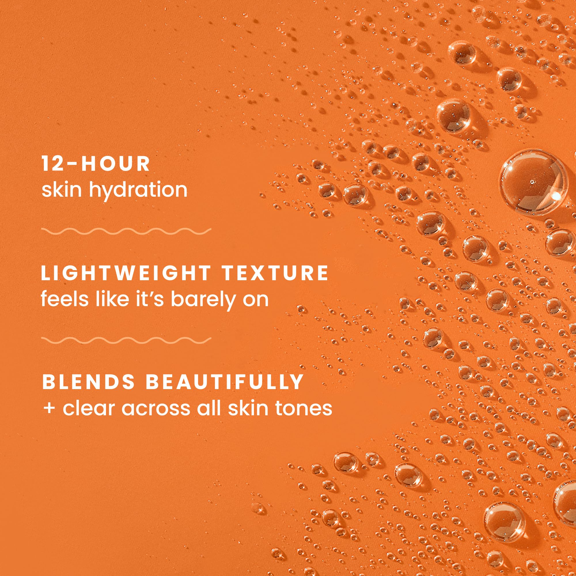 Hawaiian Tropic Weightless Hydration moisturizes skin for 12 hours without heaviness.
