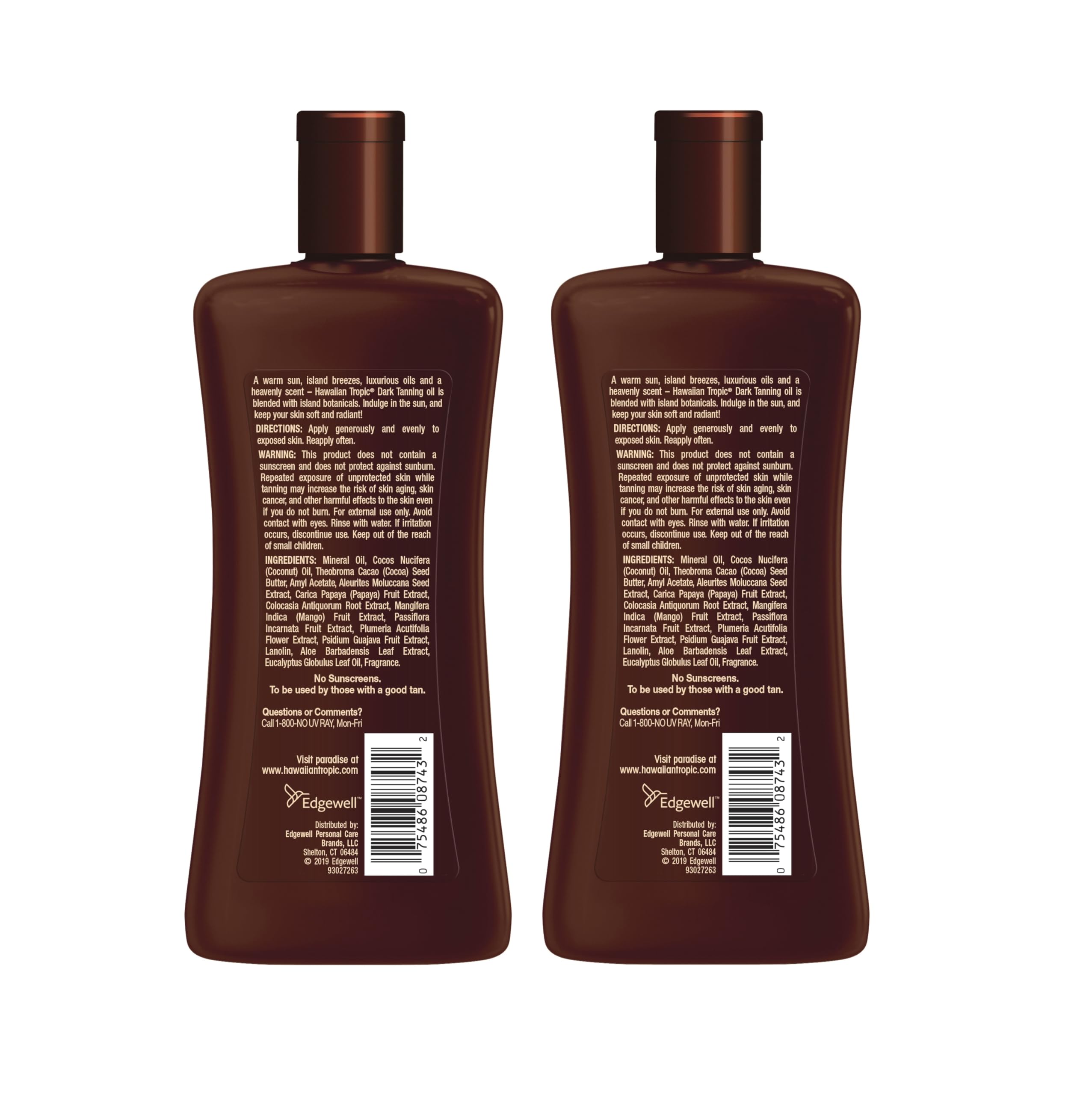 Coconut oil and cocoa butter ingredients highlighted