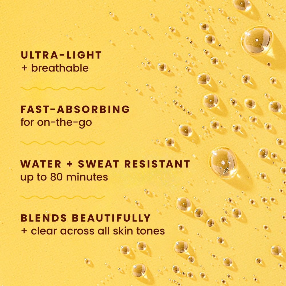 Hawaiian Tropic fast-absorbing, non-greasy spray for workouts.