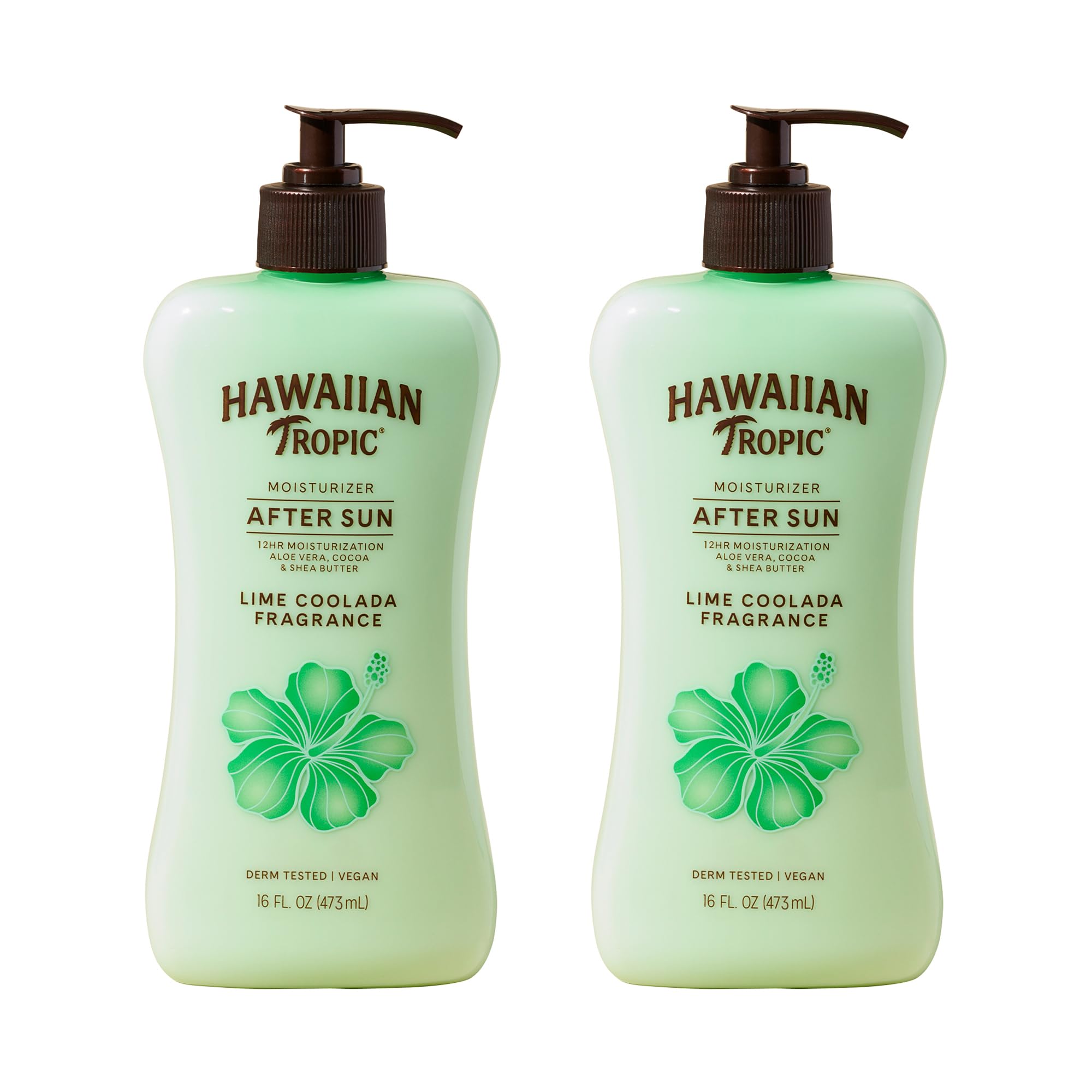 Hawaiian Tropic Lime Coolada after-sun lotion bottle for soothing post-sun hydration