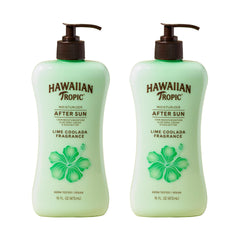 Hawaiian Tropic Lime Coolada after-sun lotion bottle for soothing post-sun hydration