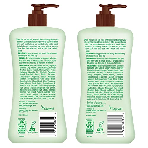 Hawaiian Tropic Lime Coolada twin-pack front showing value and convenience