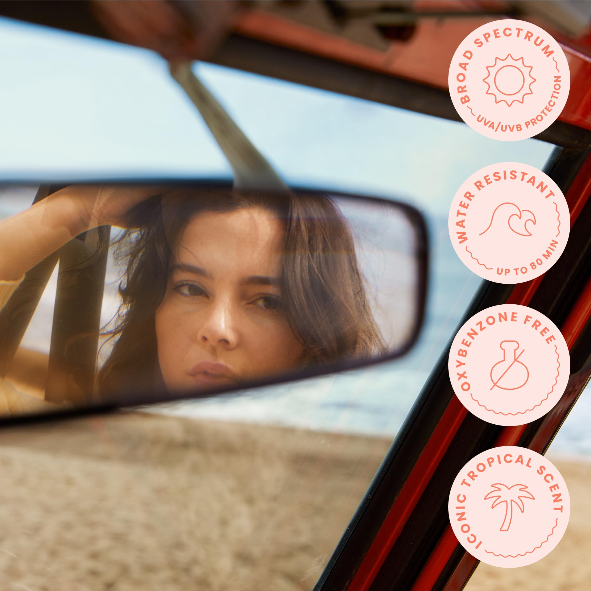 Hawaiian Tropic Sheer Touch is oxybenzone-free for skin-friendly protection.
