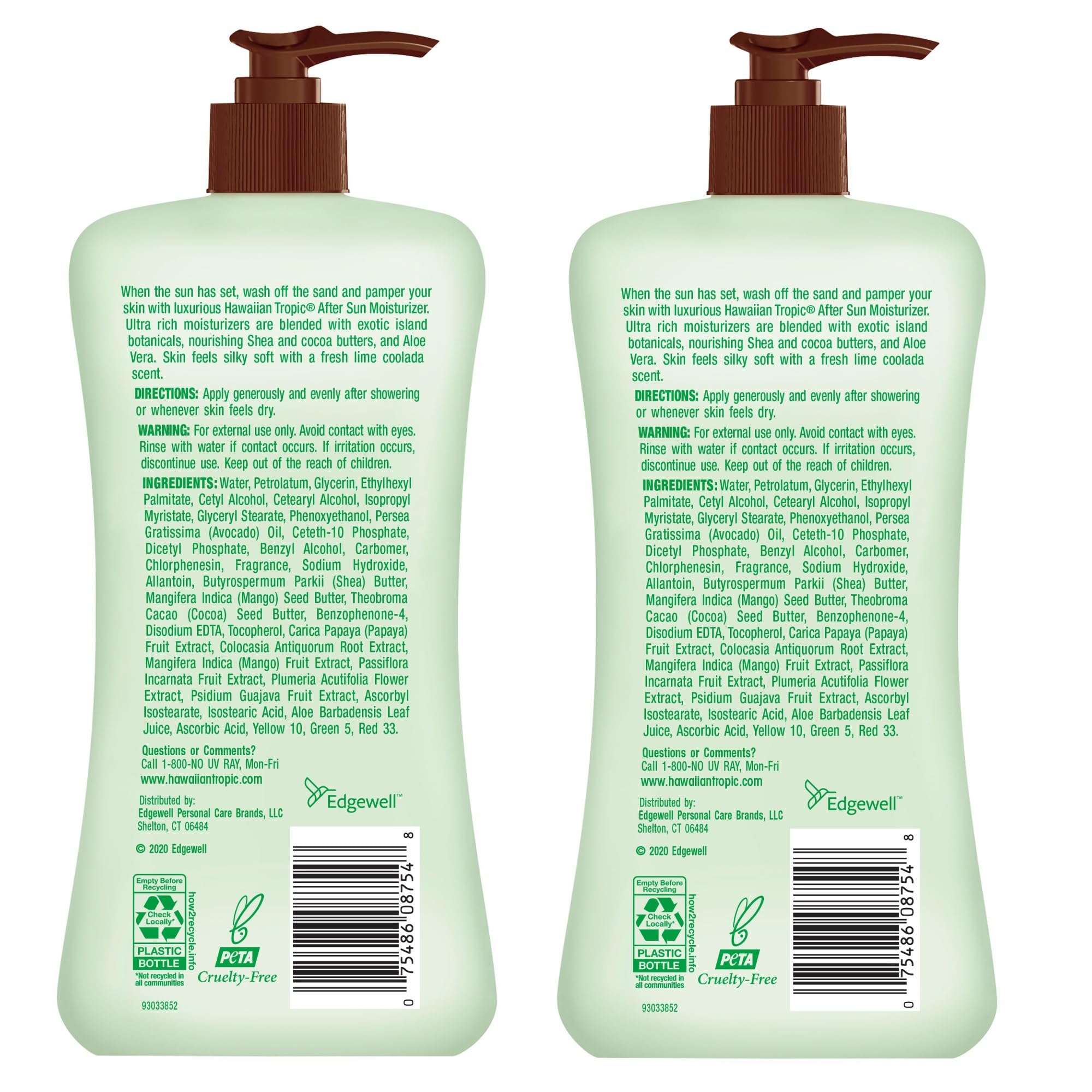 Hawaiian Tropic close-up shows silky-soft skin texture after use