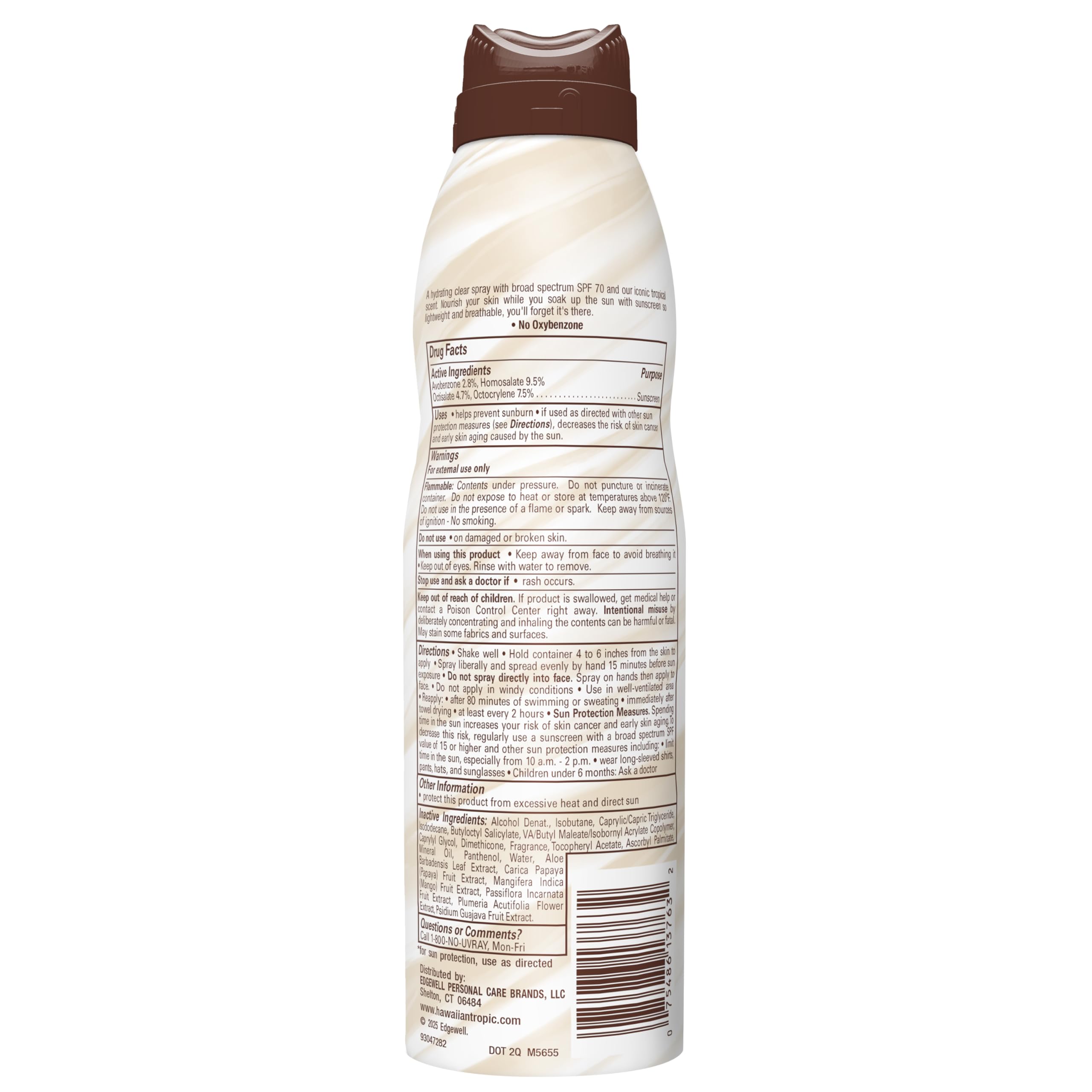 Hawaiian Tropic tropical scent enhances outdoor moments while protecting the skin.