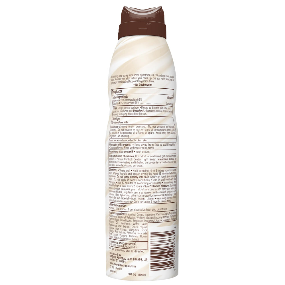 Hawaiian Tropic tropical scent enhances outdoor moments while protecting the skin.