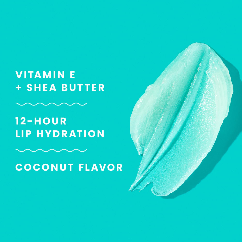 Hawaiian Tropic lip balm with Vitamin E and Shea Butter for nourishment