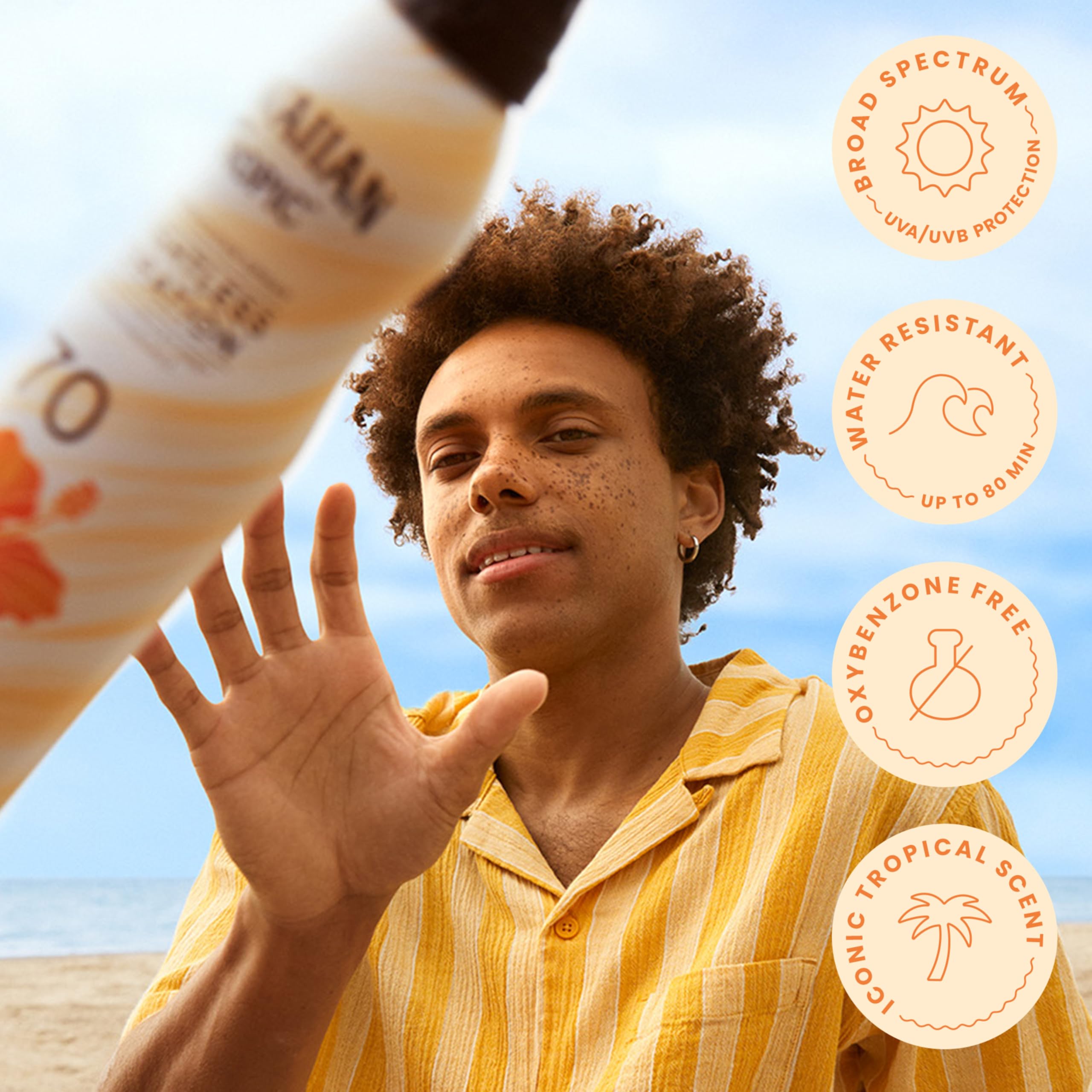 Hawaiian Tropic Weightless Hydration island botanicals scent evokes Hawaii