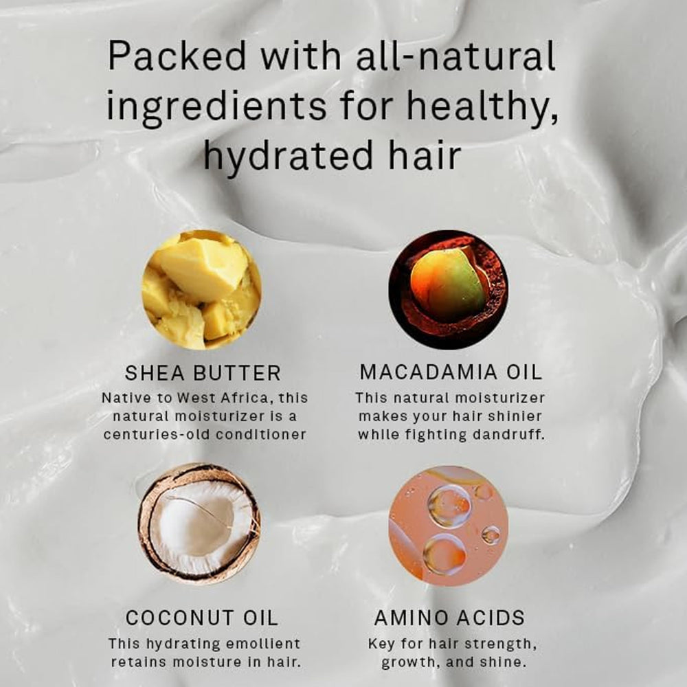 Hawthorne Curl Bounce shampoo in use, massaging through damp hair.