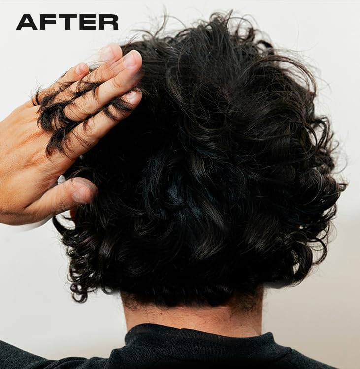 Hawthorne Thick Boost conditioner rinse illustrating smoother, thicker hair after use