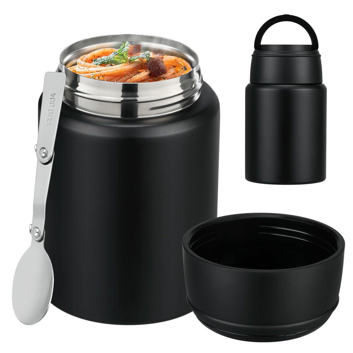 HAWEEK Soup Thermo 16oz showing hot lunch kept warm for school days.