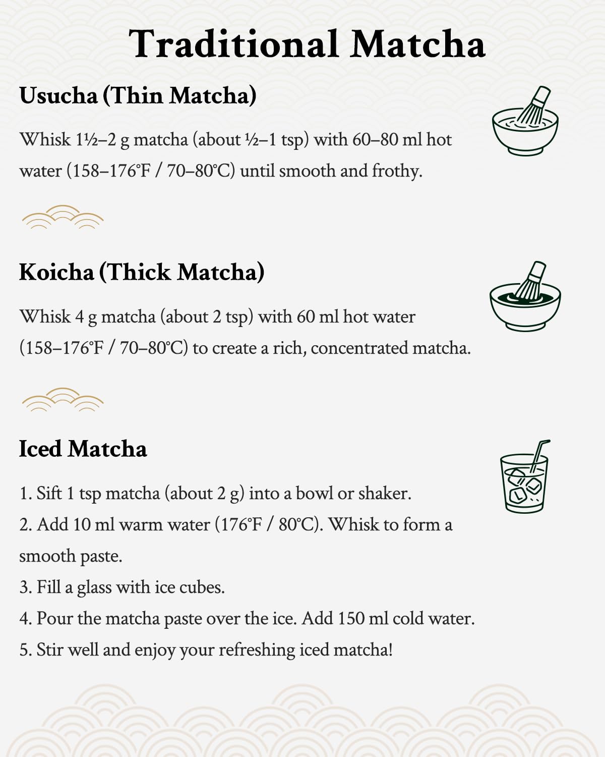 HAYASHIYA Matcha tin and measuring spoon, convenient for daily ritual and accurate portions.