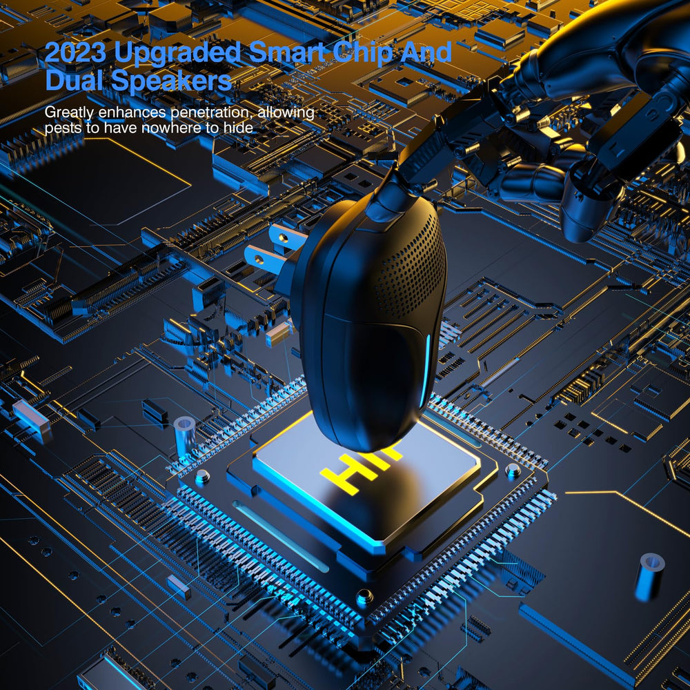 Haycone Upgraded Ultrasonic Repeller quiet operation for peaceful home use.