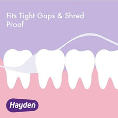 Hayden Expanding Dental Floss design suited for tight gaps and durability