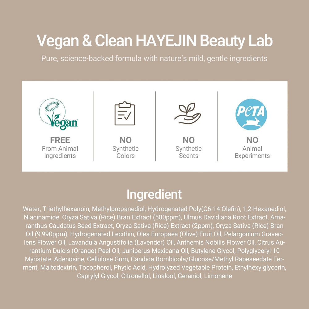 HAYEJIN RiceFila Milk Toner demonstrates silky, fast-absorbing texture.