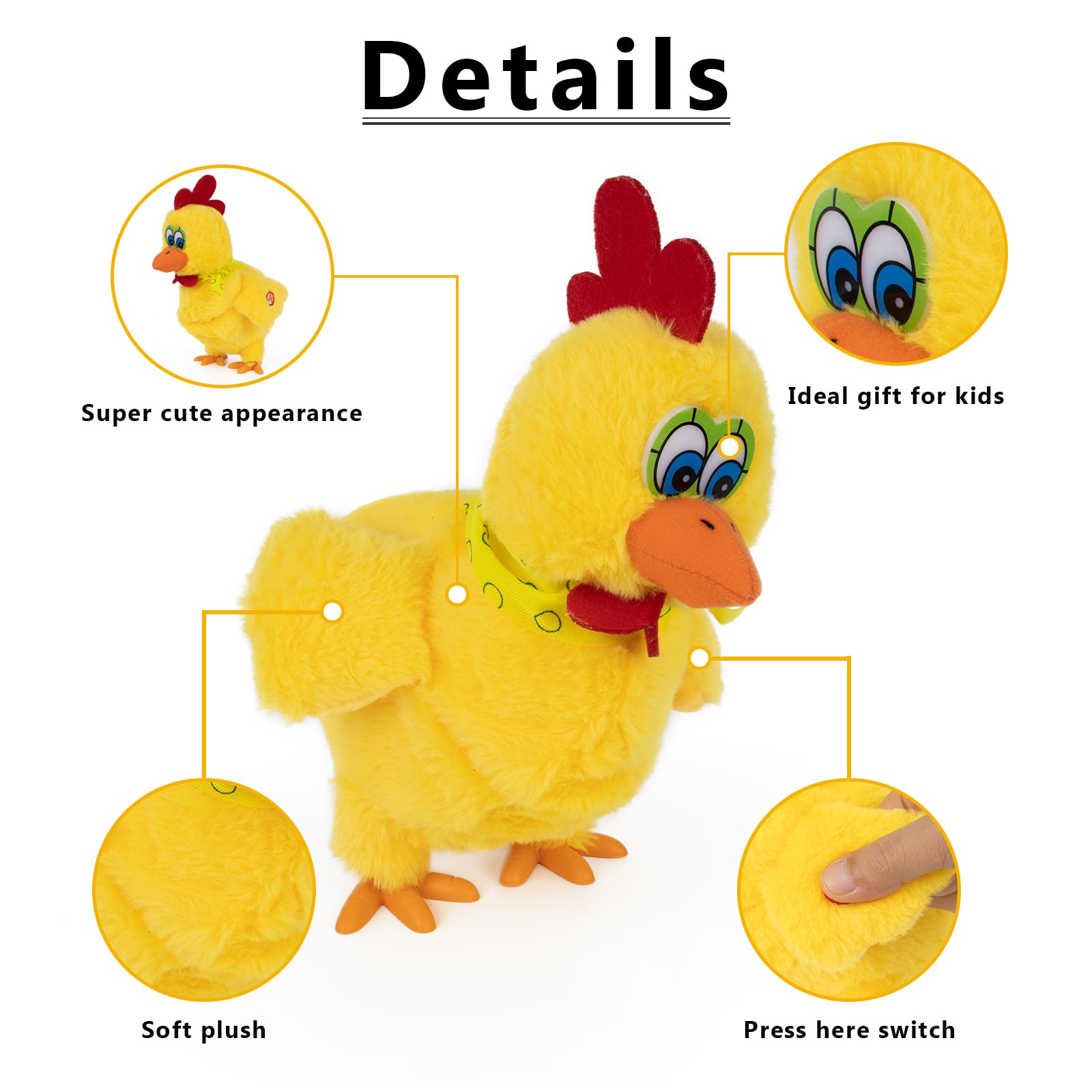 HBBHML singing chicken egg laying toy creates festive Easter moments