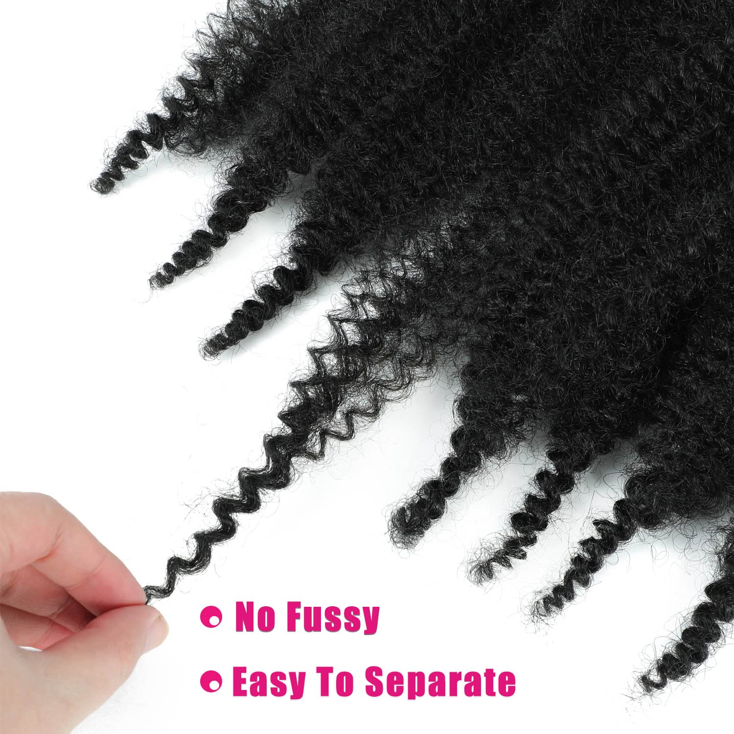 Hbegant Afro Twist 24in color option swatches for versatile looks