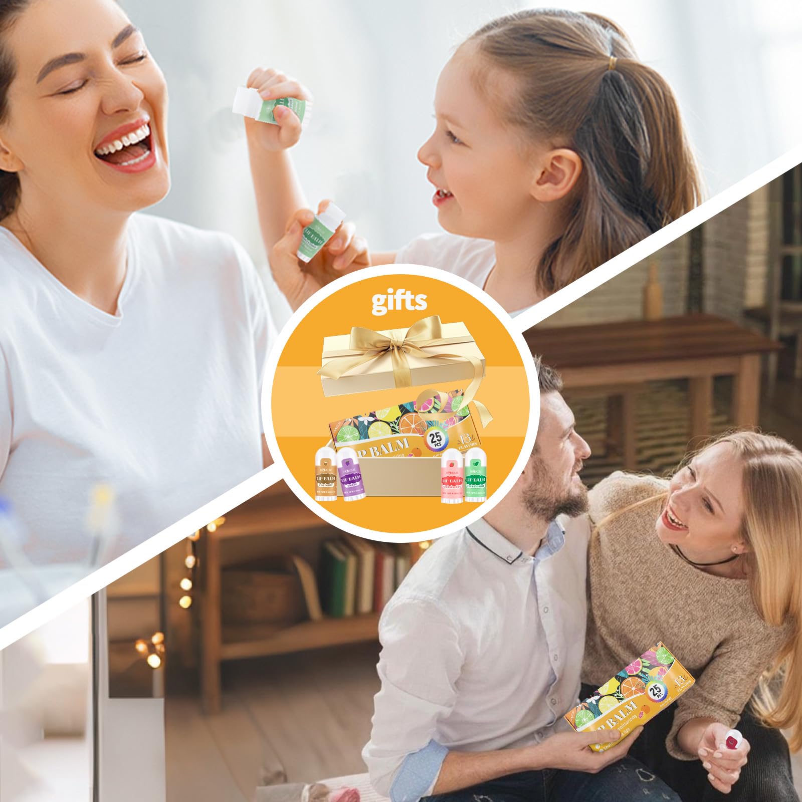 HCKLM mini lip balm rose flavor gentle lip care