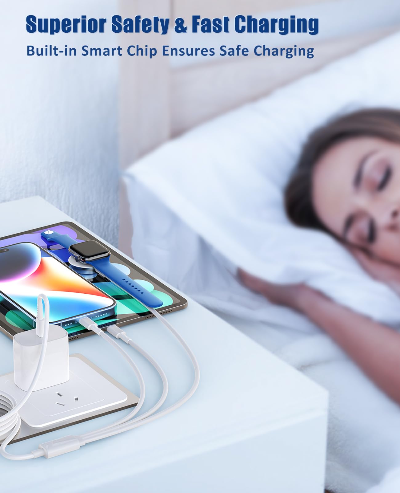 Hcoob durable cable suitable for outdoor charging on the go.