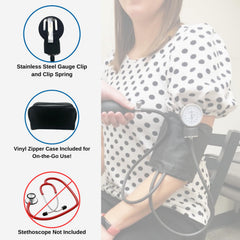 HCS Medical Solutions aneroid gauge provides precise readings