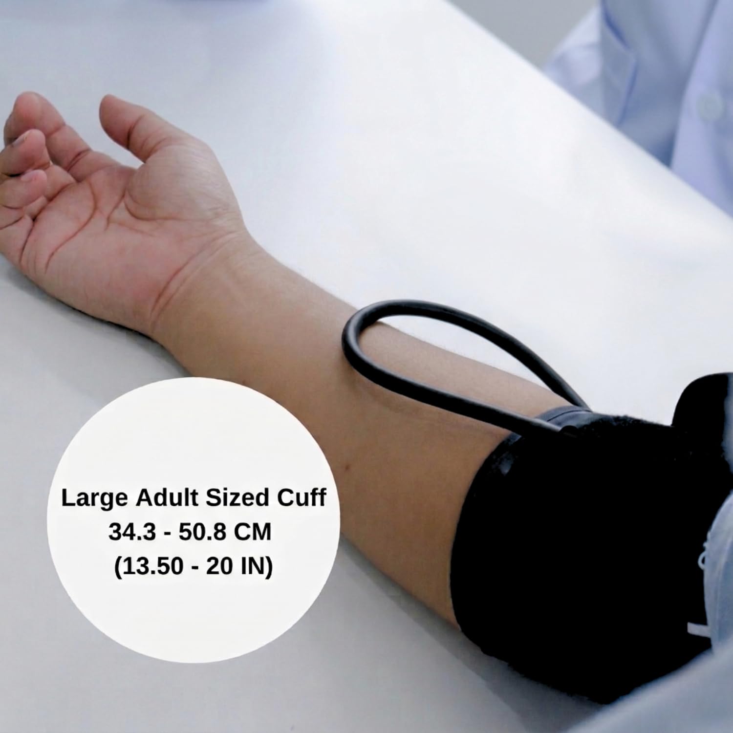 HCS Medical Solutions XL BP cuff with velcro closure for quick fit