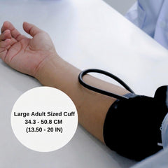 HCS Medical Solutions XL BP cuff with velcro closure for quick fit