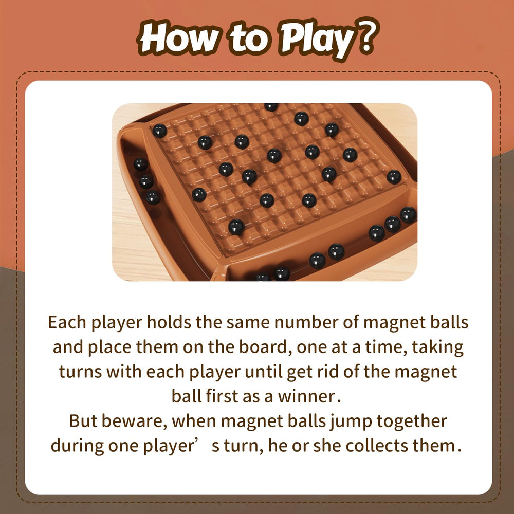Hcusus Magnet Game Chess family-night activity for 2–4 players.
