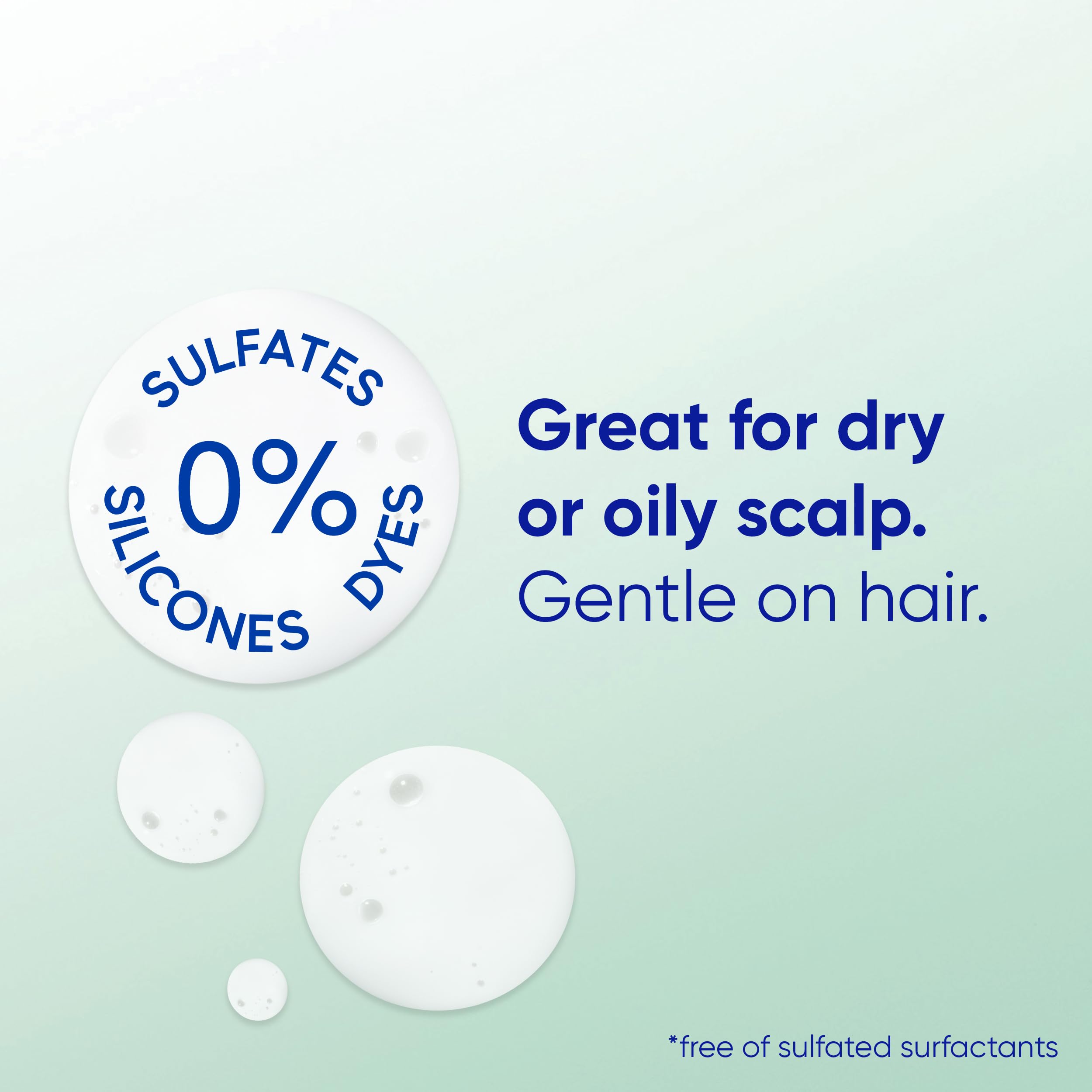 Head & Shoulders Bare EcoBottle front showcases 45% less plastic packaging.