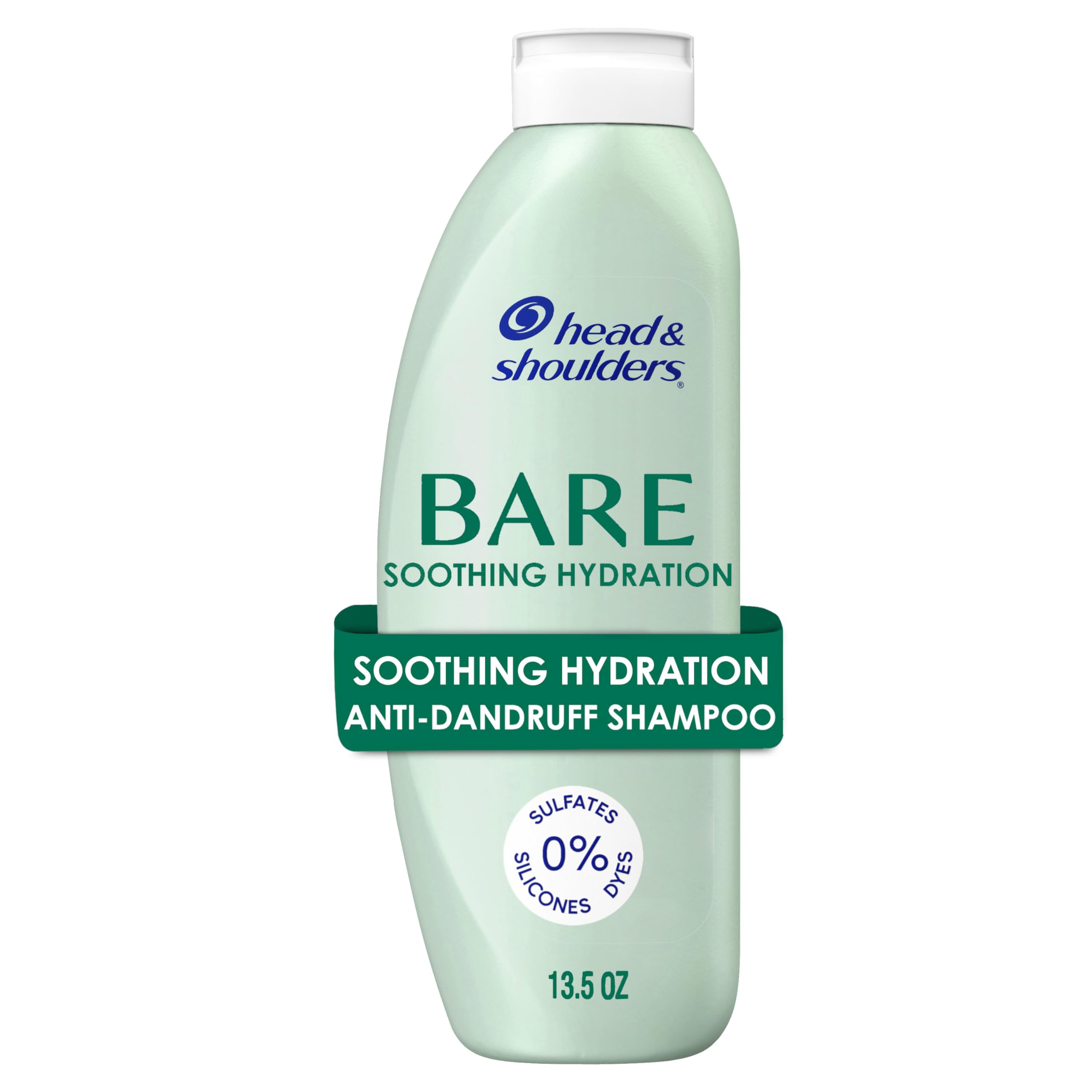 Head & Shoulders Bare bottle shows soothing hydration for dry scalp relief.