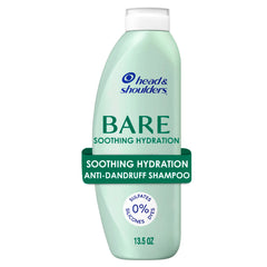 Head & Shoulders Bare bottle shows soothing hydration for dry scalp relief.